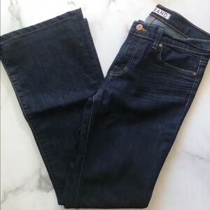 J Brand Dark Blue Wash Flare Jeans Size 28 Cut # 2049 // Style # 80010 ink